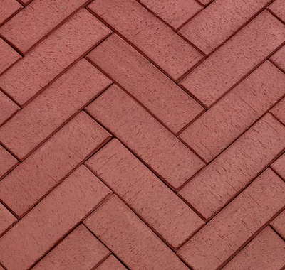 Брусчатка тёмно-красная "Эдинбург" лонг