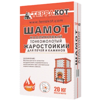 Шамот каолиновая 20 кг Терракот