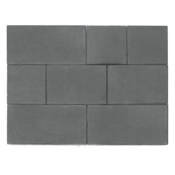 Тротуарная плитка BRAER (Браер) «Триада», серый, 60 мм