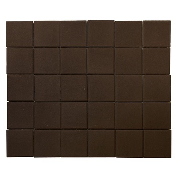 Тротуарная плитка BRAER (Браер) «Лувр», коричневый, 60 мм