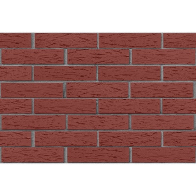 Кирпич лицевой пустотелый винный, поверхность рустик 1 нф