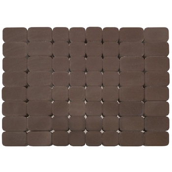 Тротуарная плитка BRAER (Браер) «Классико ДУО», коричневый, 40 мм