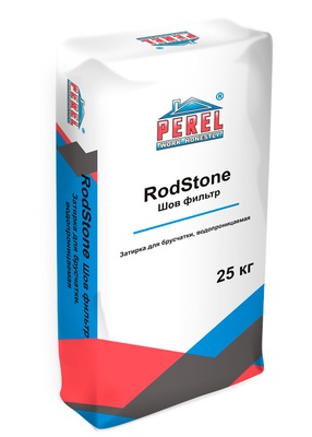 Затирка для брусчатки водопроницаемая Perel «RodStone - Шов-фильтр», белый, 25 кг
