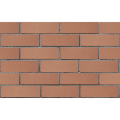 Кирпич лицевой пустотелый светло-коричневый, поверхность гладкая 1 нф