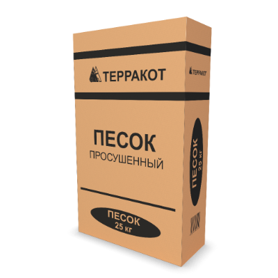 Песок сухой кварцевый 25 кг Терракот