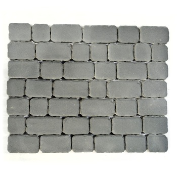 Тротуарная плитка BRAER (Браер) «Ривьера», серый, 60 мм