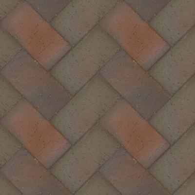 Брусчатка тёмно-красная флэш "Глазго" классик 0,51 NF