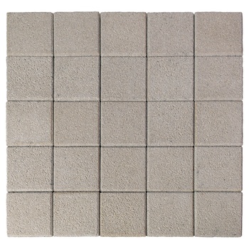 Тротуарная плитка BRAER (Браер) «Лувр», белый гранит, 60 мм