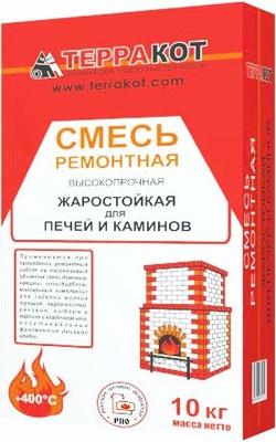Смесь для ремонта печей и каминов 5 кг Терракот