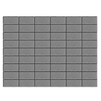 Тротуарная плитка BRAER (Браер) «Прямоугольник», серый, 40-80 мм