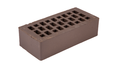 Лицевой кирпич 1 НФ пустотелый Шоколад