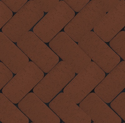 Брусчатка темно-красная "Эдинбург" классик R