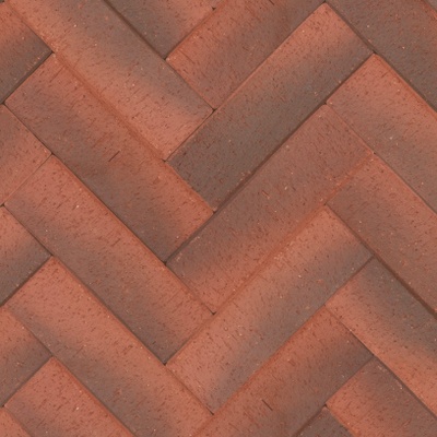 Брусчатка красная "Оксфорд" умбра лонг