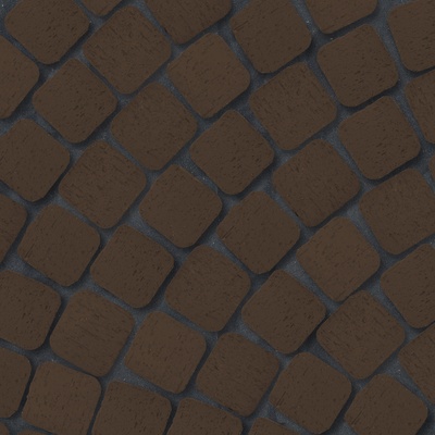 Брусчатка коричневая "Мюнхен" квадро R (под распил)*