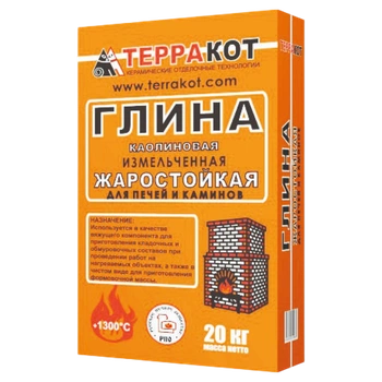 Глина каолиновая 20 кг Терракот