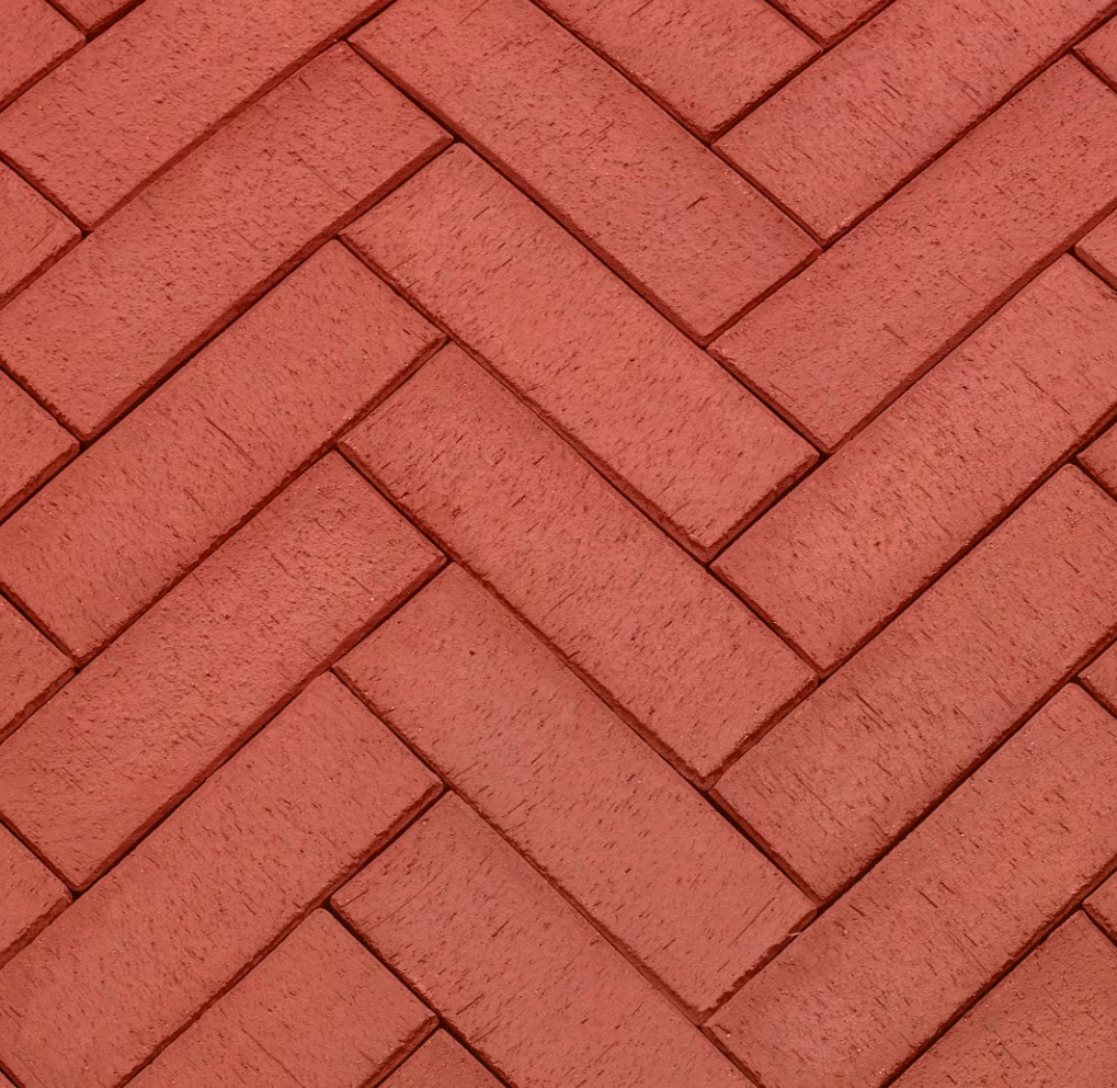 Брусчатка красная "Лондон" лонг (фото 1)