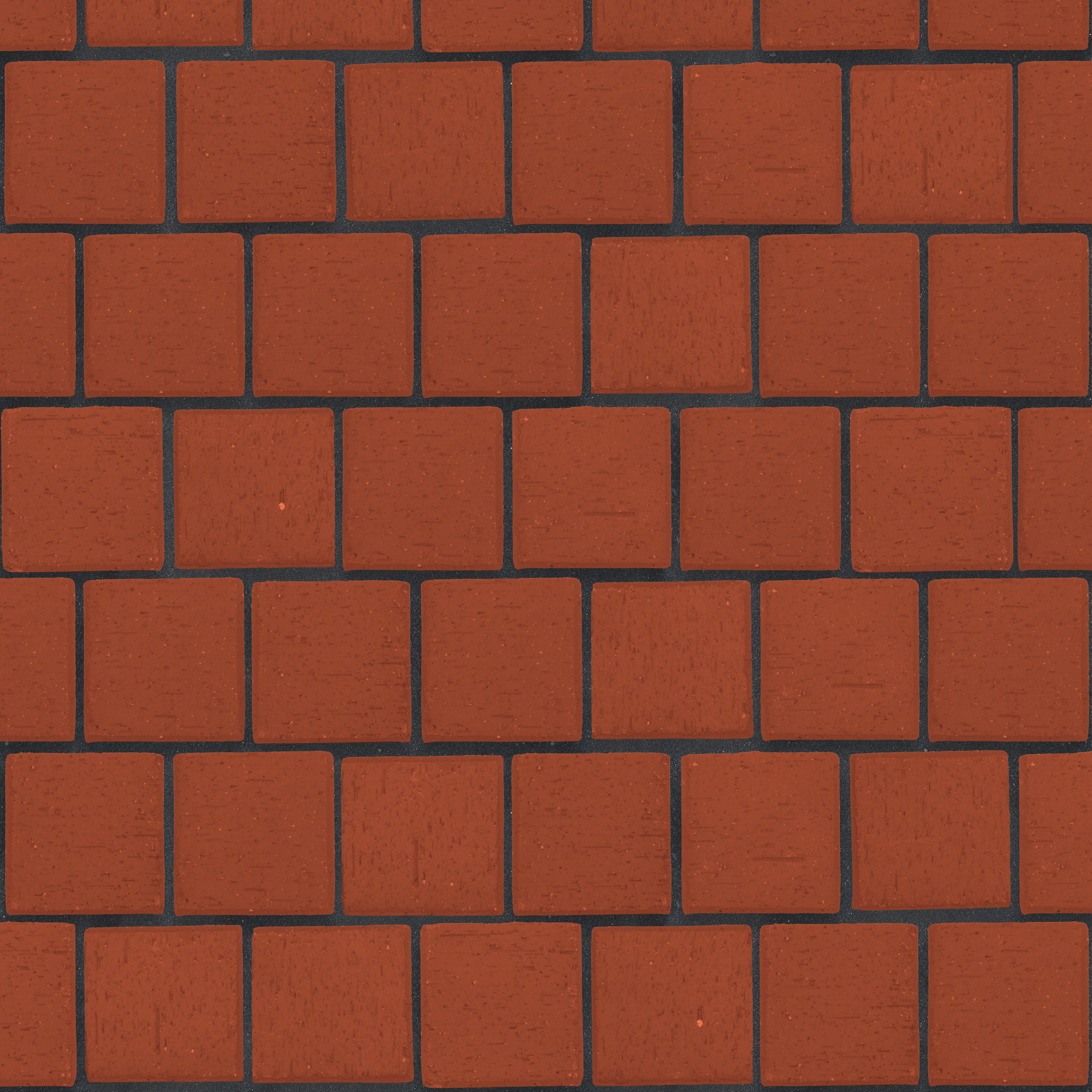 Брусчатка красная "Лондон" квадро (под распил)* (фото 1)