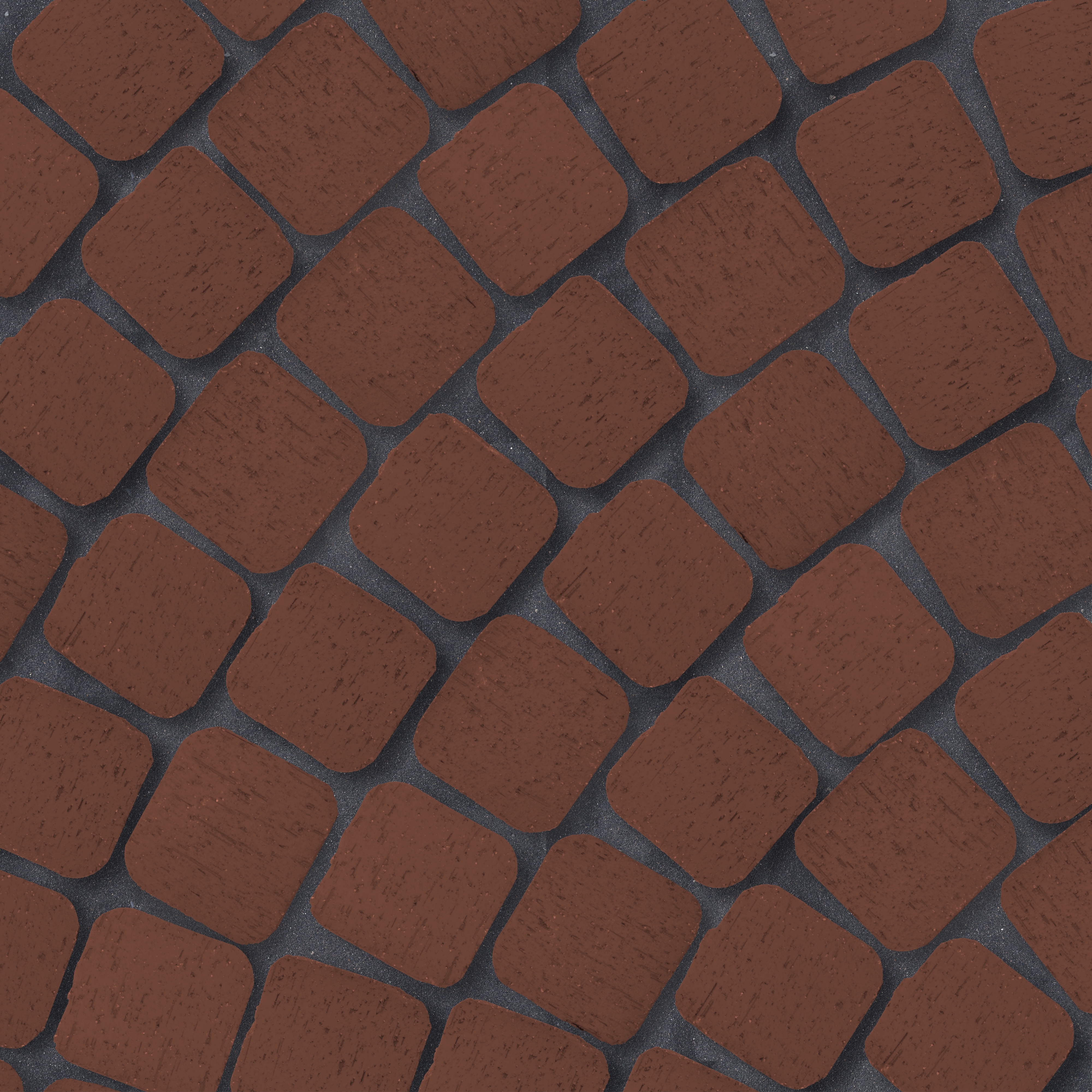 Брусчатка красная "Лондон" квадро R (под распил)* (фото 1)