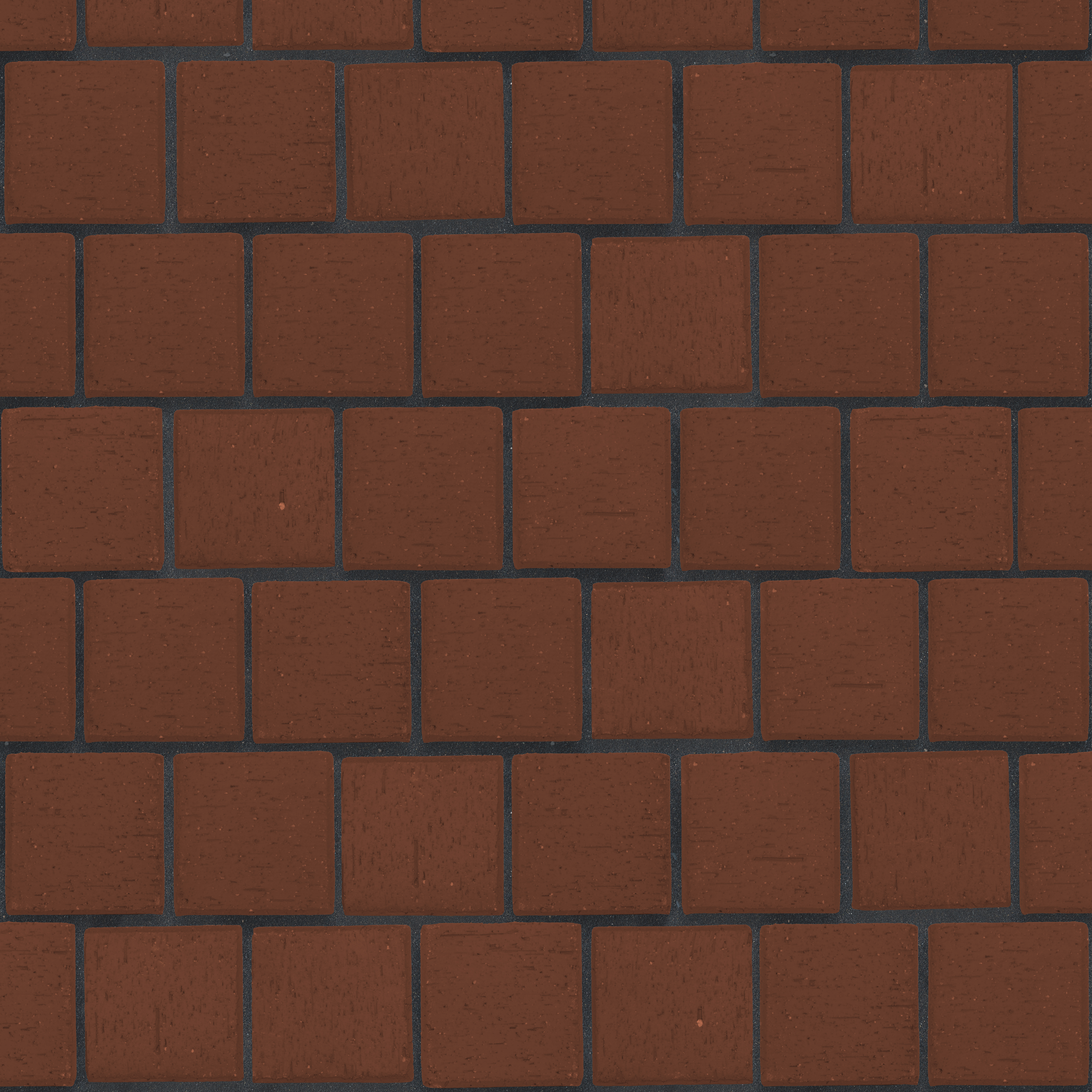 Брусчатка темно-красная "Эдинбург" квадро (под распил)* (фото 1)