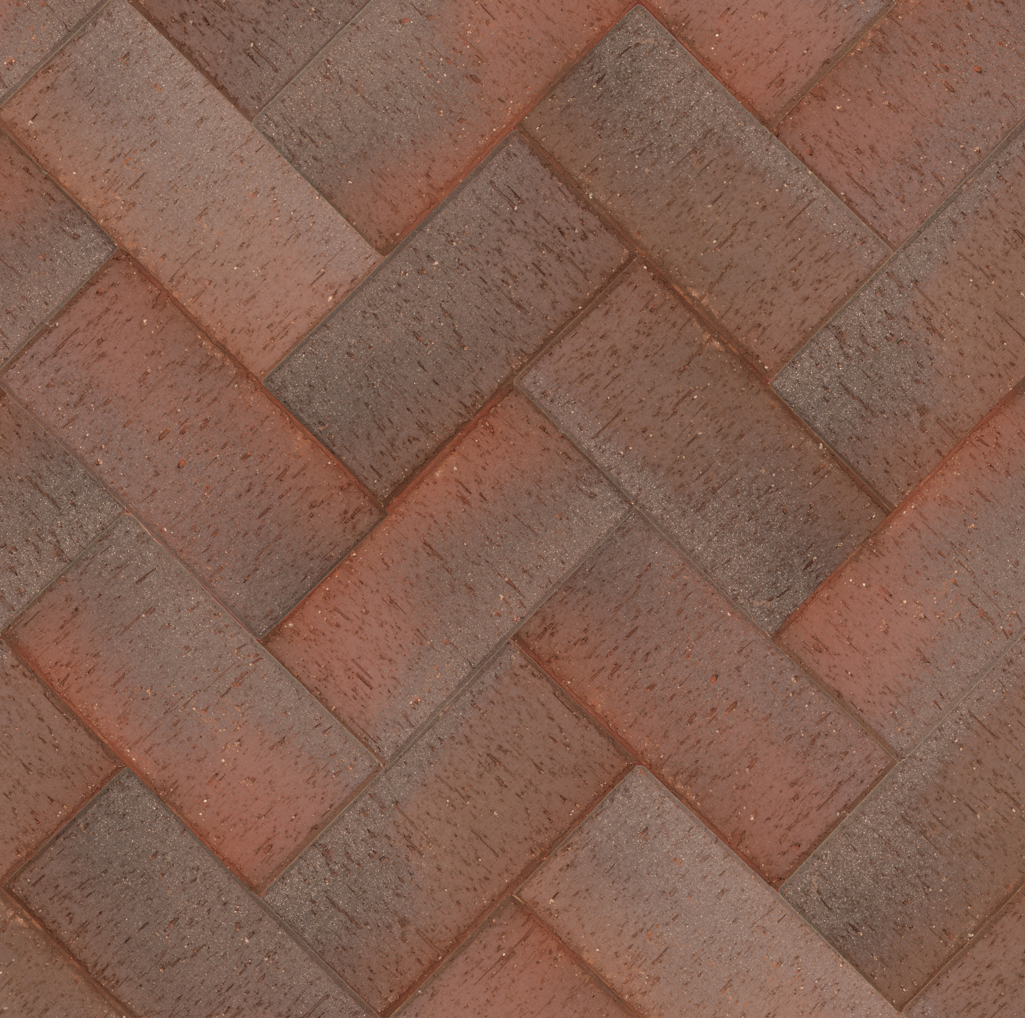 Брусчатка тёмно-красная флэш "Женева" серебро классик 0,51 NF (фото 1)